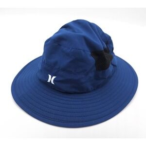 Hurley Boonie Bucket Hat Navy S/M Unisex Outdoor Beach Fishing Sun Cap UV Brim